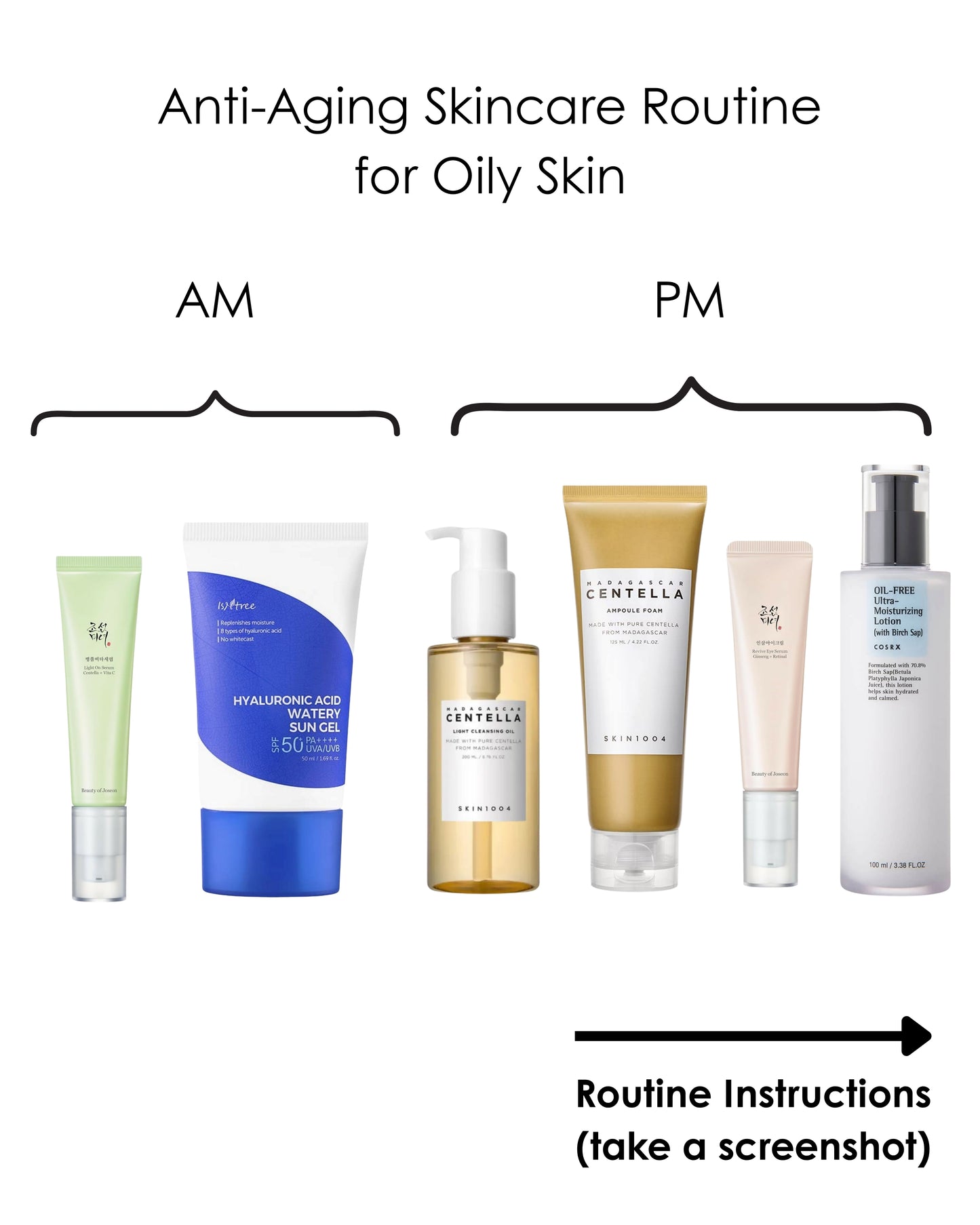 Anti Aging skincare routine for oily skin